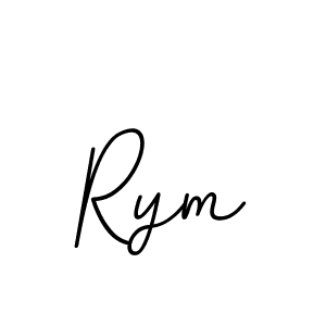 You should practise on your own different ways (BallpointsItalic-DORy9) to write your name (Rym) in signature. don't let someone else do it for you. Rym signature style 11 images and pictures png
