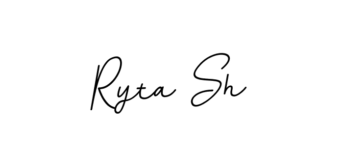 Make a beautiful signature design for name Ryta Sh. Use this online signature maker to create a handwritten signature for free. Ryta Sh signature style 11 images and pictures png