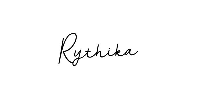 How to make Rythika name signature. Use BallpointsItalic-DORy9 style for creating short signs online. This is the latest handwritten sign. Rythika signature style 11 images and pictures png