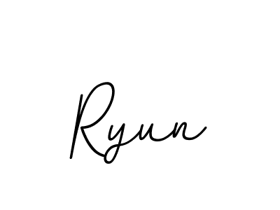 How to make Ryun signature? BallpointsItalic-DORy9 is a professional autograph style. Create handwritten signature for Ryun name. Ryun signature style 11 images and pictures png