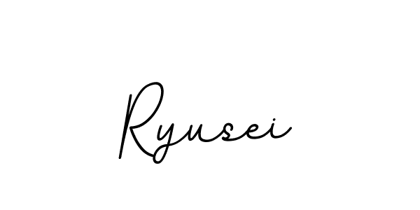 Ryusei stylish signature style. Best Handwritten Sign (BallpointsItalic-DORy9) for my name. Handwritten Signature Collection Ideas for my name Ryusei. Ryusei signature style 11 images and pictures png