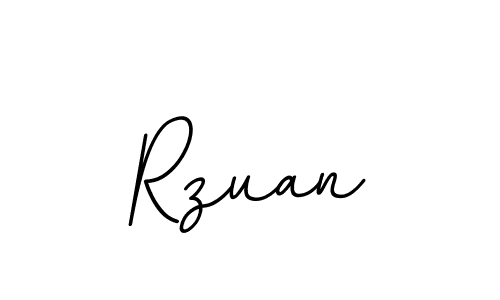 Design your own signature with our free online signature maker. With this signature software, you can create a handwritten (BallpointsItalic-DORy9) signature for name Rzuan. Rzuan signature style 11 images and pictures png