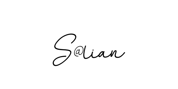 How to make S@lian name signature. Use BallpointsItalic-DORy9 style for creating short signs online. This is the latest handwritten sign. S@lian signature style 11 images and pictures png