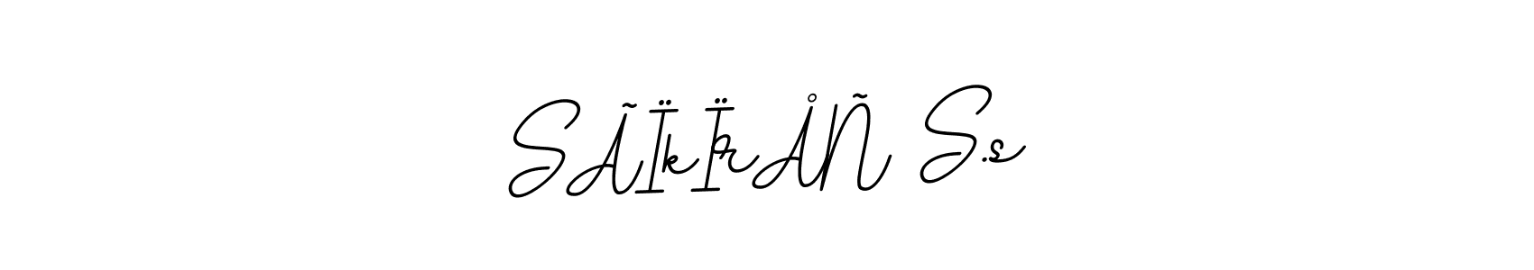 Create a beautiful signature design for name SÃÏkÏrÅÑ S.s. With this signature (BallpointsItalic-DORy9) fonts, you can make a handwritten signature for free. SÃÏkÏrÅÑ S.s signature style 11 images and pictures png