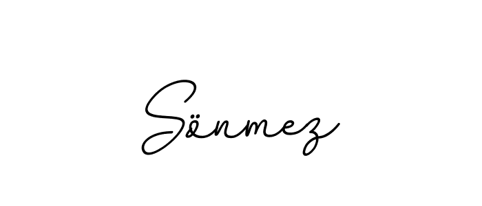 Sönmez stylish signature style. Best Handwritten Sign (BallpointsItalic-DORy9) for my name. Handwritten Signature Collection Ideas for my name Sönmez. Sönmez signature style 11 images and pictures png