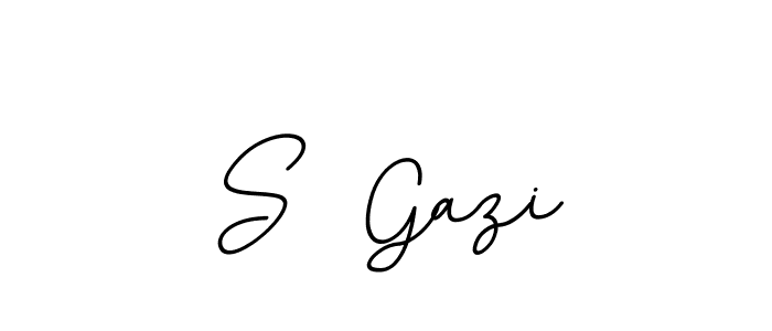 It looks lik you need a new signature style for name S  Gazi. Design unique handwritten (BallpointsItalic-DORy9) signature with our free signature maker in just a few clicks. S  Gazi signature style 11 images and pictures png