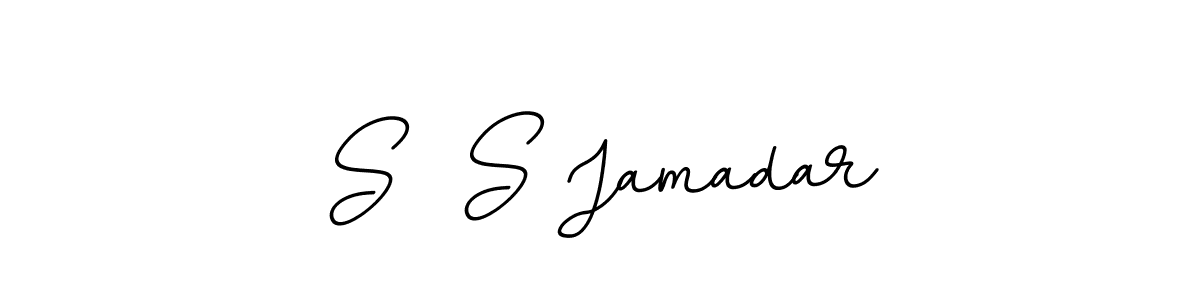 How to make S  S Jamadar signature? BallpointsItalic-DORy9 is a professional autograph style. Create handwritten signature for S  S Jamadar name. S  S Jamadar signature style 11 images and pictures png