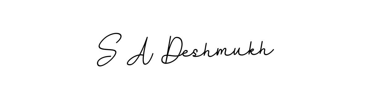 Also we have S A Deshmukh name is the best signature style. Create professional handwritten signature collection using BallpointsItalic-DORy9 autograph style. S A Deshmukh signature style 11 images and pictures png