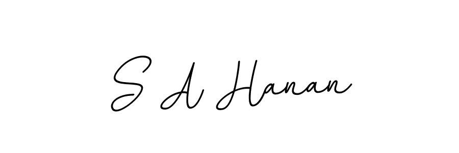 Make a beautiful signature design for name S A Hanan. Use this online signature maker to create a handwritten signature for free. S A Hanan signature style 11 images and pictures png