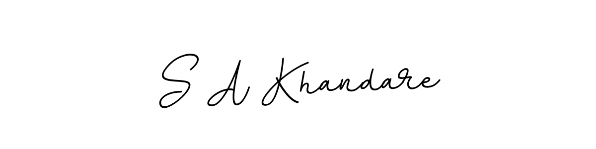 if you are searching for the best signature style for your name S A Khandare. so please give up your signature search. here we have designed multiple signature styles  using BallpointsItalic-DORy9. S A Khandare signature style 11 images and pictures png