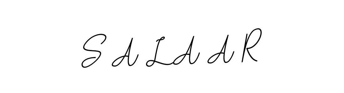 Design your own signature with our free online signature maker. With this signature software, you can create a handwritten (BallpointsItalic-DORy9) signature for name S A L A A R. S A L A A R signature style 11 images and pictures png