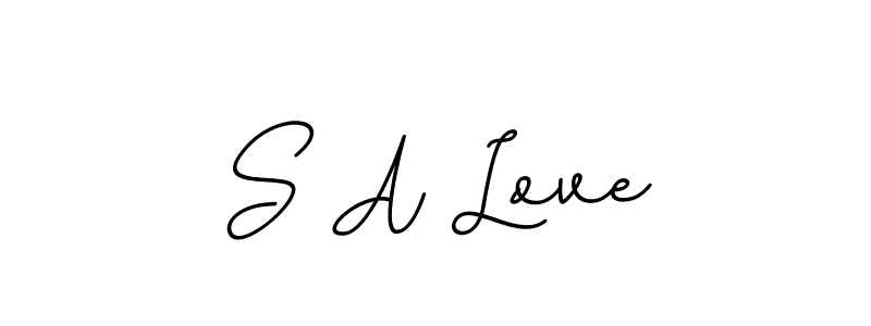 It looks lik you need a new signature style for name S A Love. Design unique handwritten (BallpointsItalic-DORy9) signature with our free signature maker in just a few clicks. S A Love signature style 11 images and pictures png