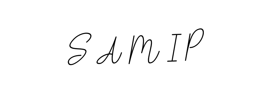 It looks lik you need a new signature style for name S A M I P. Design unique handwritten (BallpointsItalic-DORy9) signature with our free signature maker in just a few clicks. S A M I P signature style 11 images and pictures png