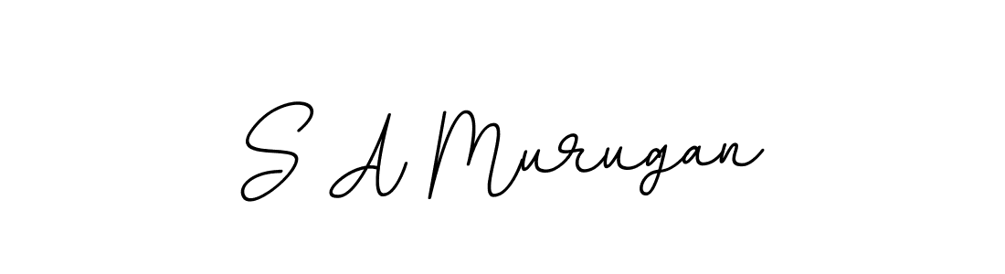 Similarly BallpointsItalic-DORy9 is the best handwritten signature design. Signature creator online .You can use it as an online autograph creator for name S A Murugan. S A Murugan signature style 11 images and pictures png