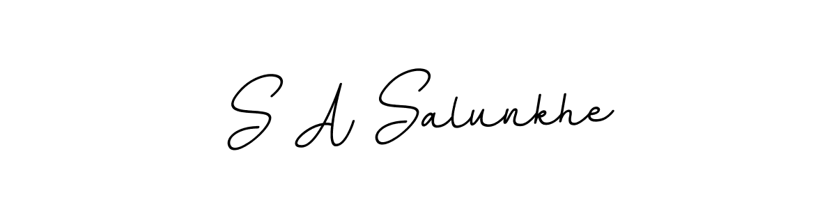 Make a short S A Salunkhe signature style. Manage your documents anywhere anytime using BallpointsItalic-DORy9. Create and add eSignatures, submit forms, share and send files easily. S A Salunkhe signature style 11 images and pictures png