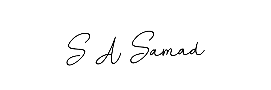 How to make S A Samad signature? BallpointsItalic-DORy9 is a professional autograph style. Create handwritten signature for S A Samad name. S A Samad signature style 11 images and pictures png