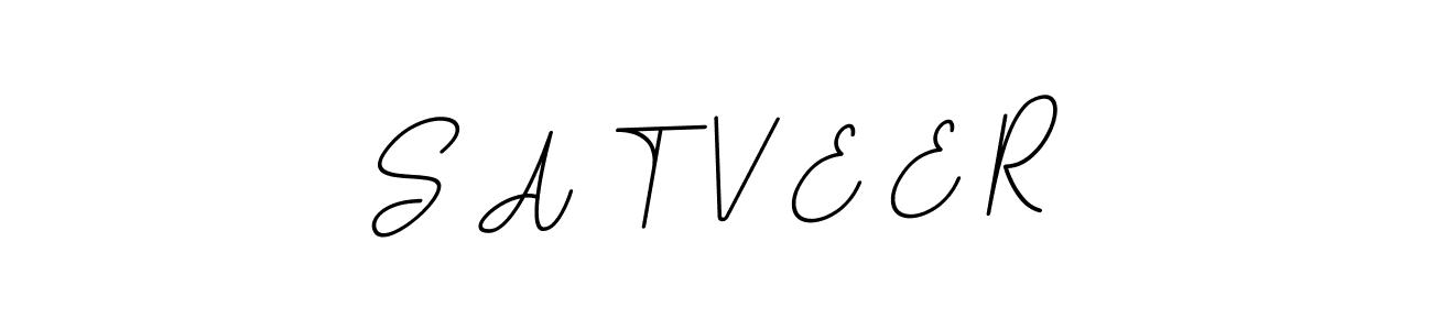 This is the best signature style for the S A T V E E R name. Also you like these signature font (BallpointsItalic-DORy9). Mix name signature. S A T V E E R signature style 11 images and pictures png