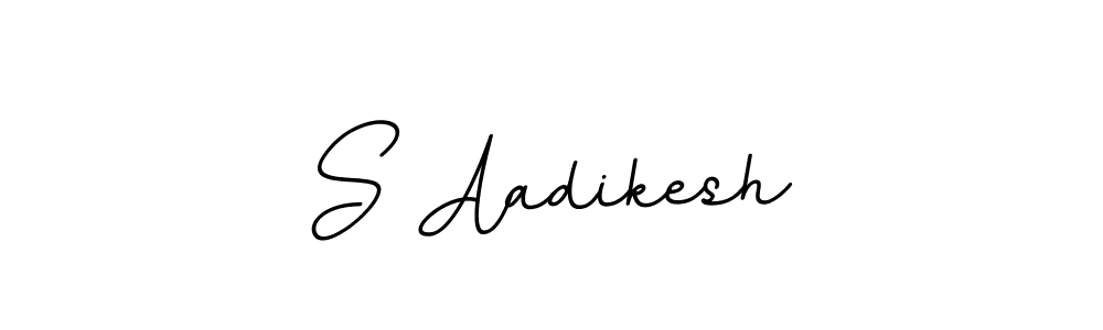 Use a signature maker to create a handwritten signature online. With this signature software, you can design (BallpointsItalic-DORy9) your own signature for name S Aadikesh. S Aadikesh signature style 11 images and pictures png