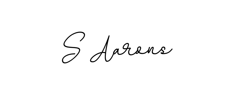 if you are searching for the best signature style for your name S Aarons. so please give up your signature search. here we have designed multiple signature styles  using BallpointsItalic-DORy9. S Aarons signature style 11 images and pictures png