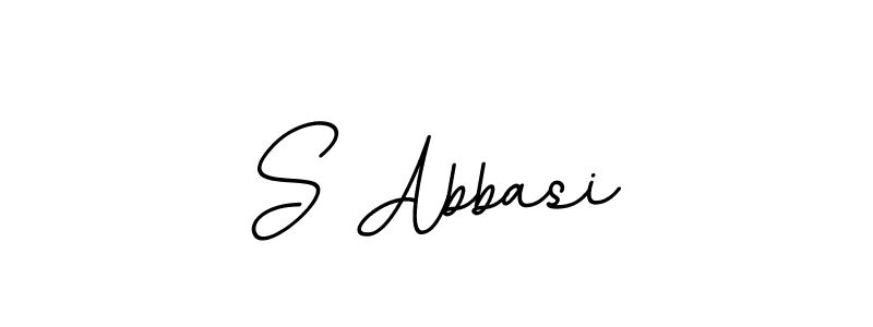 Create a beautiful signature design for name S Abbasi. With this signature (BallpointsItalic-DORy9) fonts, you can make a handwritten signature for free. S Abbasi signature style 11 images and pictures png