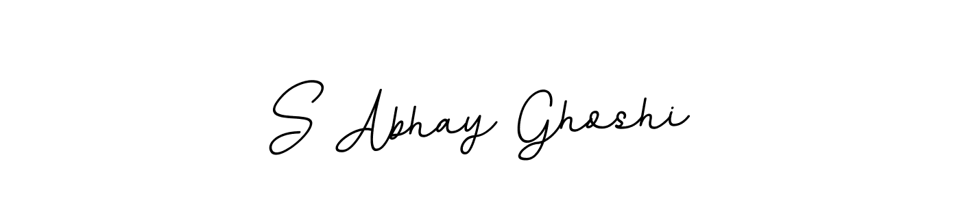 Use a signature maker to create a handwritten signature online. With this signature software, you can design (BallpointsItalic-DORy9) your own signature for name S Abhay Ghoshi. S Abhay Ghoshi signature style 11 images and pictures png