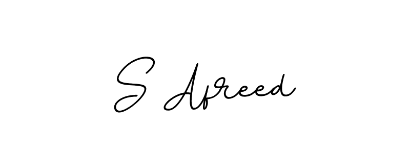 The best way (BallpointsItalic-DORy9) to make a short signature is to pick only two or three words in your name. The name S Afreed include a total of six letters. For converting this name. S Afreed signature style 11 images and pictures png