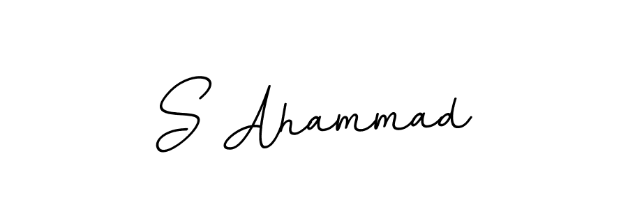 if you are searching for the best signature style for your name S Ahammad. so please give up your signature search. here we have designed multiple signature styles  using BallpointsItalic-DORy9. S Ahammad signature style 11 images and pictures png