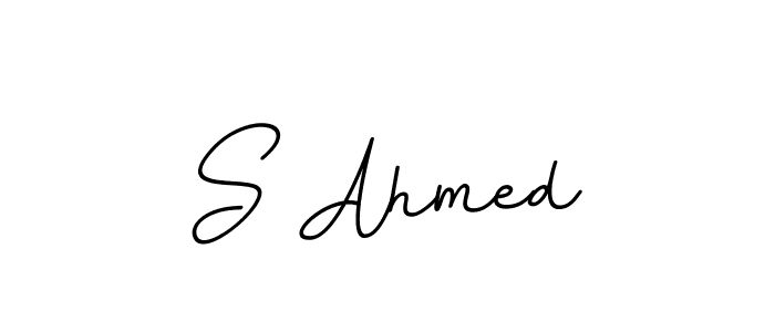 Also we have S Ahmed name is the best signature style. Create professional handwritten signature collection using BallpointsItalic-DORy9 autograph style. S Ahmed signature style 11 images and pictures png