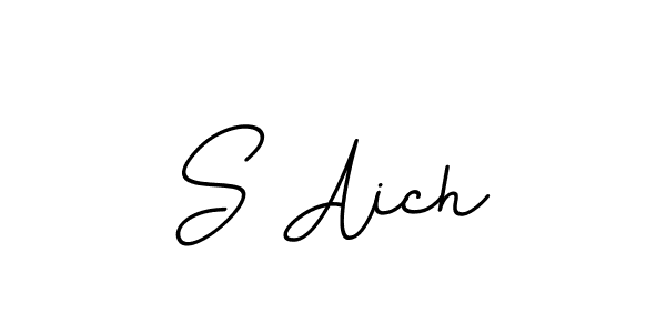 Also we have S Aich name is the best signature style. Create professional handwritten signature collection using BallpointsItalic-DORy9 autograph style. S Aich signature style 11 images and pictures png