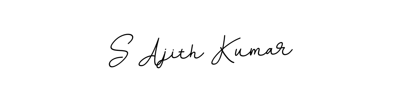 Make a beautiful signature design for name S Ajith Kumar. Use this online signature maker to create a handwritten signature for free. S Ajith Kumar signature style 11 images and pictures png