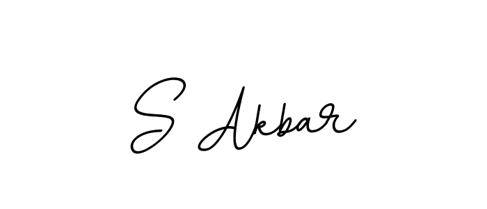 The best way (BallpointsItalic-DORy9) to make a short signature is to pick only two or three words in your name. The name S Akbar include a total of six letters. For converting this name. S Akbar signature style 11 images and pictures png