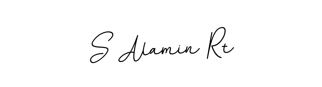 if you are searching for the best signature style for your name S Alamin Rt. so please give up your signature search. here we have designed multiple signature styles  using BallpointsItalic-DORy9. S Alamin Rt signature style 11 images and pictures png