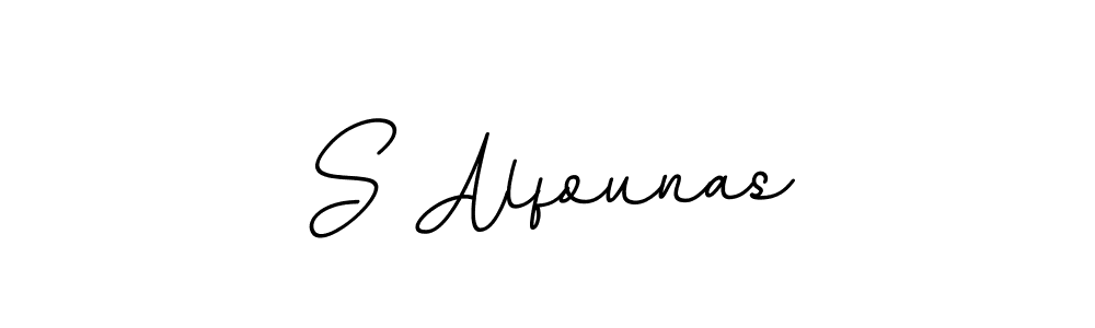This is the best signature style for the S Alfounas name. Also you like these signature font (BallpointsItalic-DORy9). Mix name signature. S Alfounas signature style 11 images and pictures png