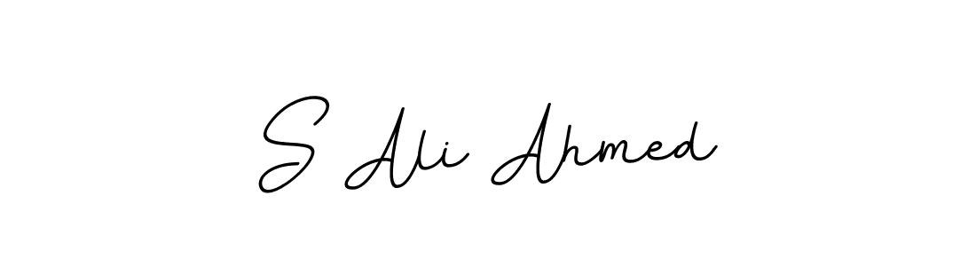 Create a beautiful signature design for name S Ali Ahmed. With this signature (BallpointsItalic-DORy9) fonts, you can make a handwritten signature for free. S Ali Ahmed signature style 11 images and pictures png