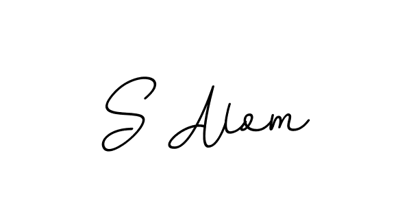 This is the best signature style for the S Alom name. Also you like these signature font (BallpointsItalic-DORy9). Mix name signature. S Alom signature style 11 images and pictures png