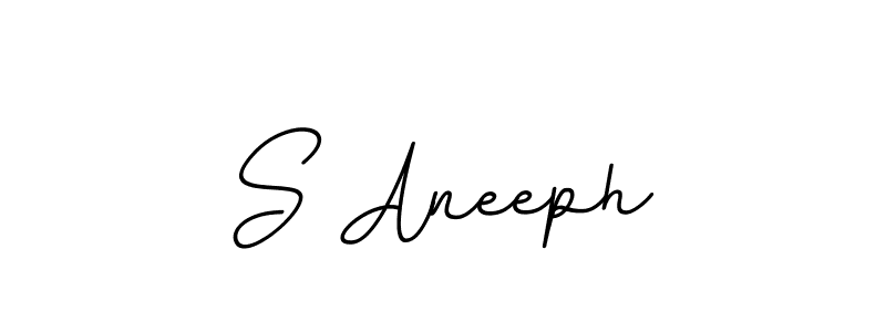 if you are searching for the best signature style for your name S Aneeph. so please give up your signature search. here we have designed multiple signature styles  using BallpointsItalic-DORy9. S Aneeph signature style 11 images and pictures png