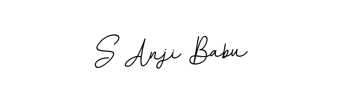 How to make S Anji Babu signature? BallpointsItalic-DORy9 is a professional autograph style. Create handwritten signature for S Anji Babu name. S Anji Babu signature style 11 images and pictures png