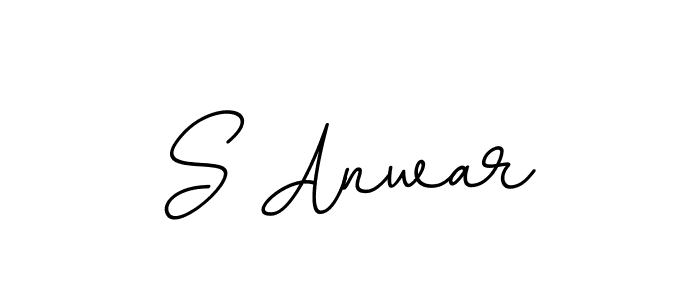 Similarly BallpointsItalic-DORy9 is the best handwritten signature design. Signature creator online .You can use it as an online autograph creator for name S Anwar. S Anwar signature style 11 images and pictures png