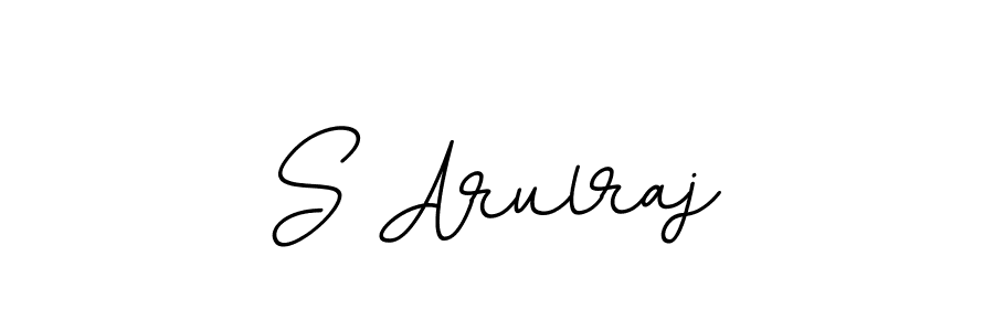 You should practise on your own different ways (BallpointsItalic-DORy9) to write your name (S Arulraj) in signature. don't let someone else do it for you. S Arulraj signature style 11 images and pictures png