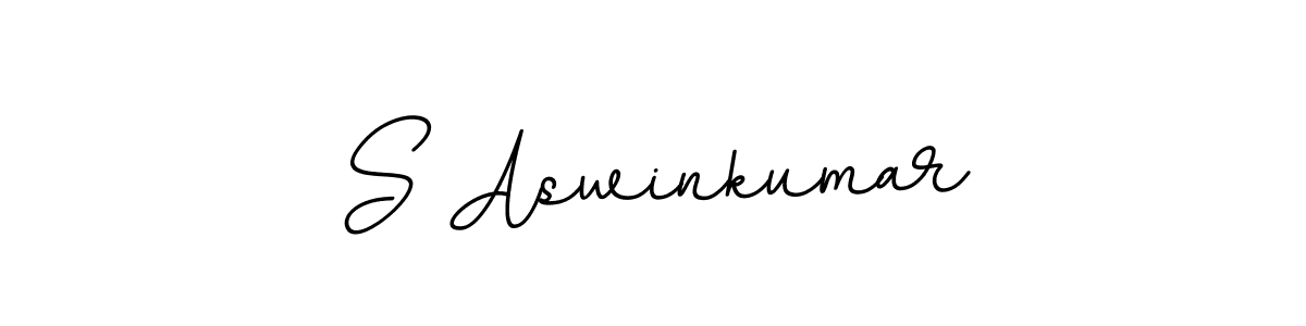 if you are searching for the best signature style for your name S Aswinkumar. so please give up your signature search. here we have designed multiple signature styles  using BallpointsItalic-DORy9. S Aswinkumar signature style 11 images and pictures png