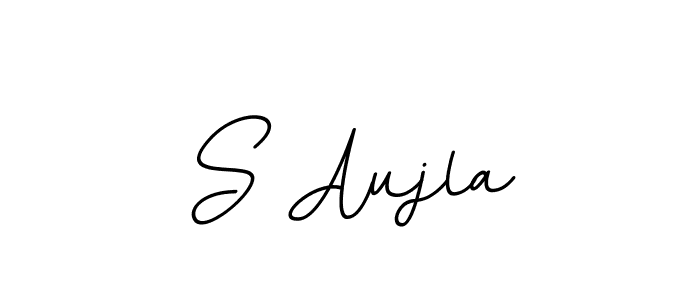Similarly BallpointsItalic-DORy9 is the best handwritten signature design. Signature creator online .You can use it as an online autograph creator for name S Aujla. S Aujla signature style 11 images and pictures png