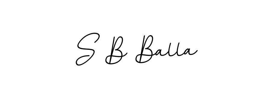 It looks lik you need a new signature style for name S B Balla. Design unique handwritten (BallpointsItalic-DORy9) signature with our free signature maker in just a few clicks. S B Balla signature style 11 images and pictures png