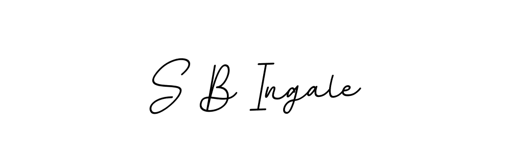 if you are searching for the best signature style for your name S B Ingale. so please give up your signature search. here we have designed multiple signature styles  using BallpointsItalic-DORy9. S B Ingale signature style 11 images and pictures png