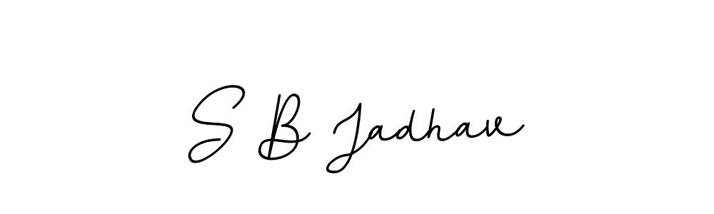 Make a beautiful signature design for name S B Jadhav. Use this online signature maker to create a handwritten signature for free. S B Jadhav signature style 11 images and pictures png