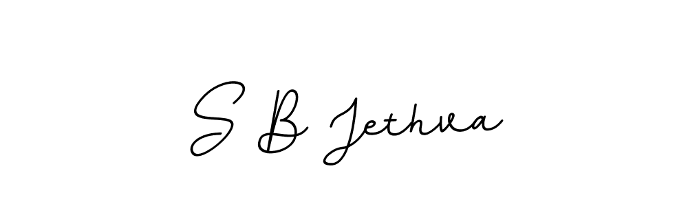 Also we have S B Jethva name is the best signature style. Create professional handwritten signature collection using BallpointsItalic-DORy9 autograph style. S B Jethva signature style 11 images and pictures png