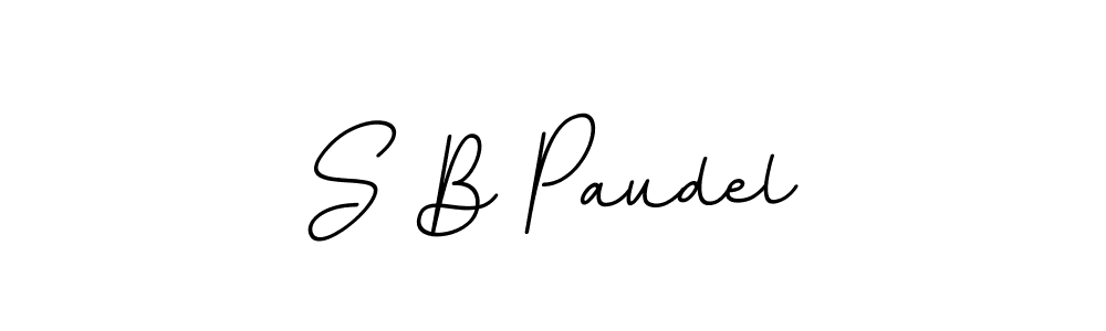 You can use this online signature creator to create a handwritten signature for the name S B Paudel. This is the best online autograph maker. S B Paudel signature style 11 images and pictures png