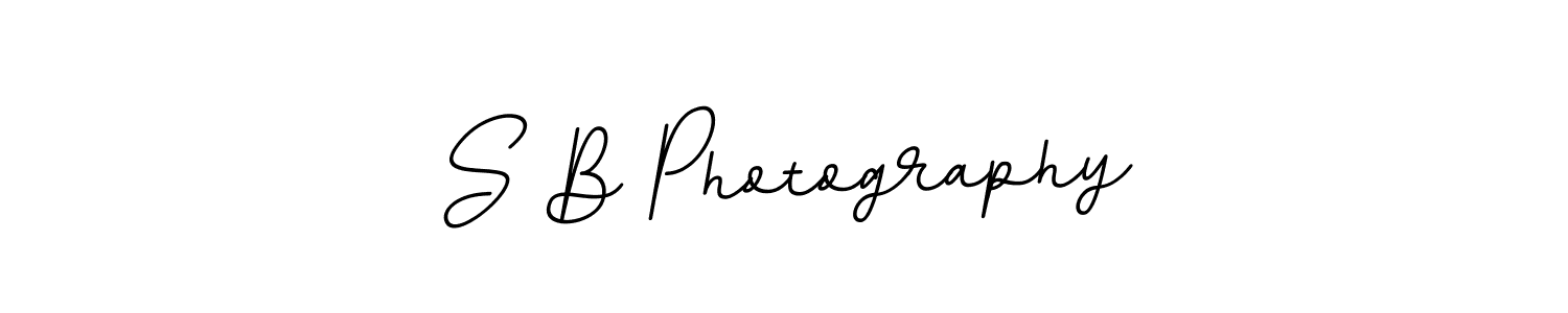 You should practise on your own different ways (BallpointsItalic-DORy9) to write your name (S B Photography) in signature. don't let someone else do it for you. S B Photography signature style 11 images and pictures png