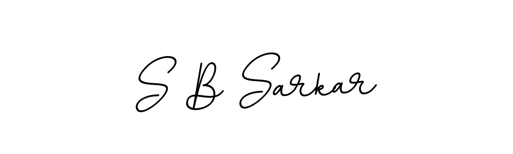 Design your own signature with our free online signature maker. With this signature software, you can create a handwritten (BallpointsItalic-DORy9) signature for name S B Sarkar. S B Sarkar signature style 11 images and pictures png