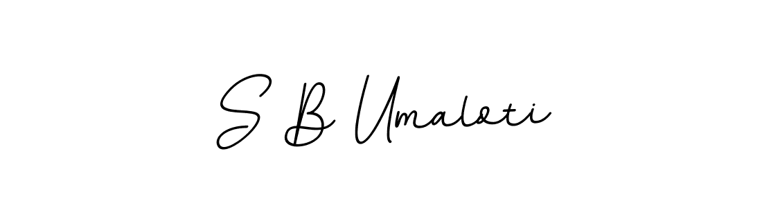 BallpointsItalic-DORy9 is a professional signature style that is perfect for those who want to add a touch of class to their signature. It is also a great choice for those who want to make their signature more unique. Get S B Umaloti name to fancy signature for free. S B Umaloti signature style 11 images and pictures png