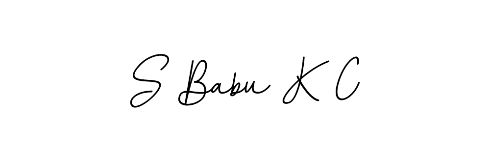 Once you've used our free online signature maker to create your best signature BallpointsItalic-DORy9 style, it's time to enjoy all of the benefits that S Babu K C name signing documents. S Babu K C signature style 11 images and pictures png